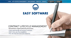 Desktop Screenshot of easycontractsoftware.com